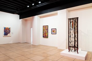 Exhibition view: 'AFRICOBRA: Nation Time,' Ca' Faccanon, San Marco, presented by bardoLA. Collateral Event of the 58th International Art Exhibition – la Biennale di Venezia 'May You Live in Interesting Times' (11 May–24 November 2019). Presented by bardoLA, Los Angeles, California, originated and supported by MOCA North Miami, Florida and curated by Jeffreen M. Hayes, Ph.D. Sponsored by Kavi Gupta Gallery, Chicago, Illinois. Photo: Ugo Carmeni Studio, Venezia, Italy.